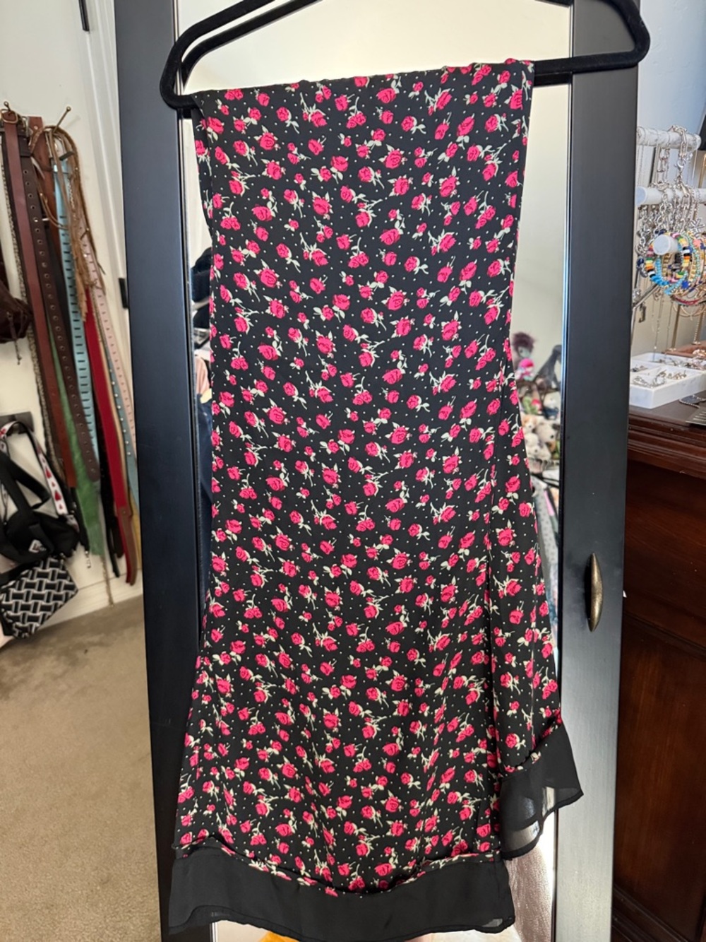 Free People Floral pajama bottoms with Rose Print